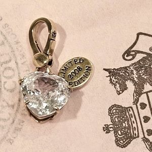 Rare Juicy Couture 2008 Neiman Marcus Limited Edition Diamond Heart Charm